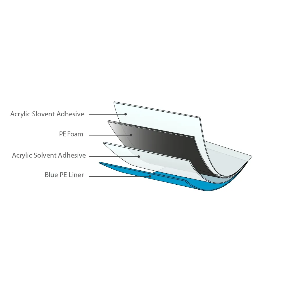 Double Sided PE Foam Tape ZDF-G4208